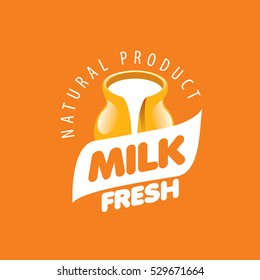 vector logo milk