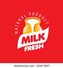 vector logo milk