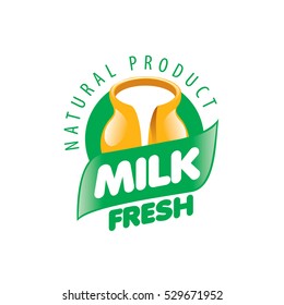 vector logo milk