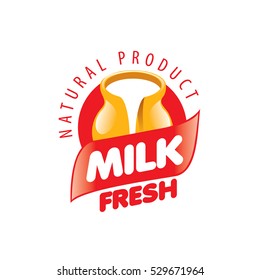 vector logo milk