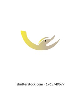 Vektorlogo eines modernen Tierdesigns