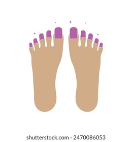 Vector logo Modern design for beauty center and spa manicure and pedicure salon.