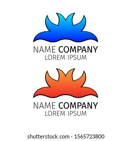 Vector Logo Modern. Gradient Color. Abstract Logo Template