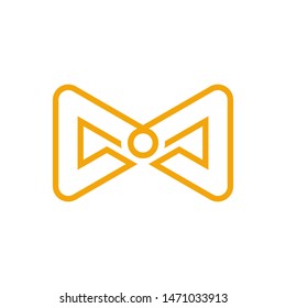 vector logo of a modern letter m