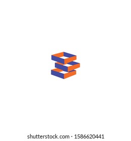 vector logo modern and minimalist construction