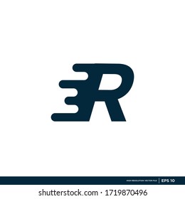 logotipo vectorial con forma moderna, única y limpia de cohete, tecnología, marca, empresa
