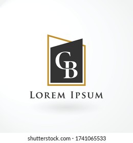 Vector Logo - Monogram Design with Combination Letter C and B - Lettermark Style Logo