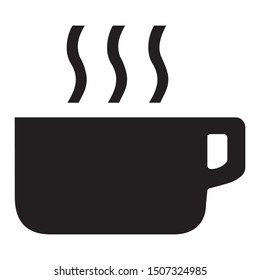 
vector logo for morning coffee cups