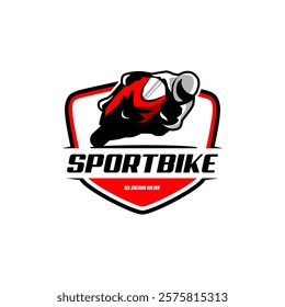 vector logo motorcycle racing sport bike