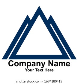vector logo of a mountain. company logo