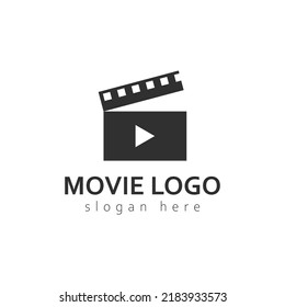 Vector Logo Movie Video Cinema Film Stock Vector (Royalty Free ...