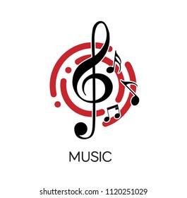 vector logo music