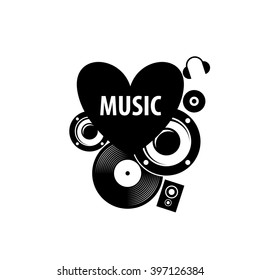 vector logo music
