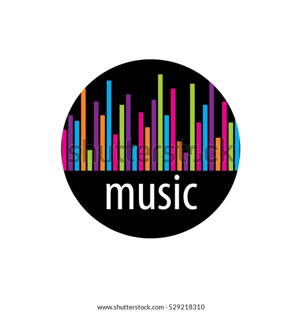 Vector Logo Music : image vectorielle de stock (libre de droits) 529218310
