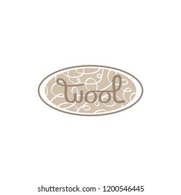 Vector logo for natural wool products