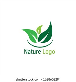 Vector Logo Of Nature Design Template