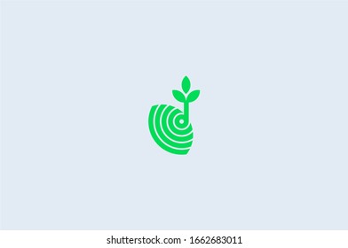 Vorlage für die Vektorillustration von Naturdesign