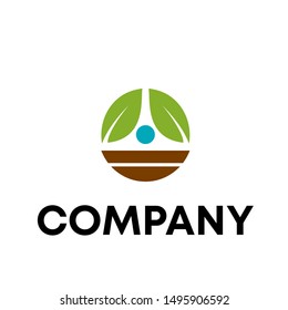vector logo for nature style