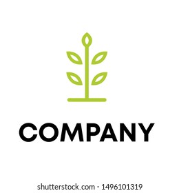 
vector logo for nature style