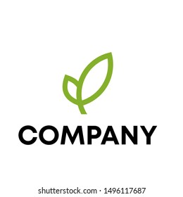 vector logo for nature style