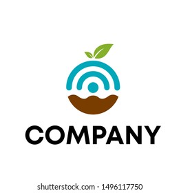 vector logo for nature style