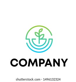 vector logo for nature style