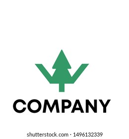vector logo for nature style