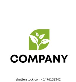vector logo for nature style
