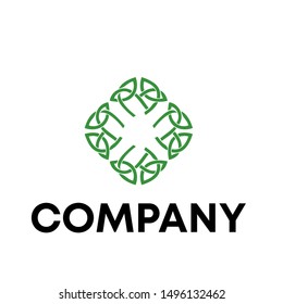 vector logo for nature style
