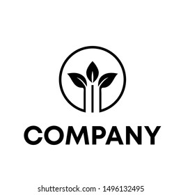 vector logo for nature style