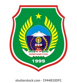 Vektorlogo für die Provinz North Maluku, Indonesien