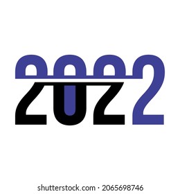 Vektorlogo Nr. 2022 , für CALENDAR-JAAR-Design