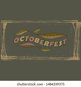 Vector logo for Oktoberfest, Beer Festival