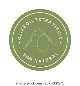 Vector logo of olive branch with leaves. Modern hand drawn vector olive oil icons. Branding concept for olive oil company, organic, eco-friendly oil products, wellness, beauty, culinary services