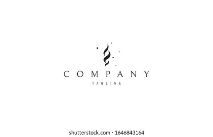 Vector logo on which an abstract image of a seashell.