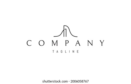 Vector Logo On Which An Abstract Image Of A Pair Of Womens Shoes With Heels.