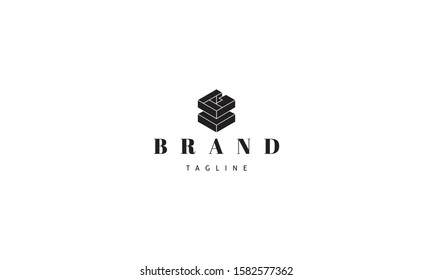 Vector logo on which the abstraction of the letter G.