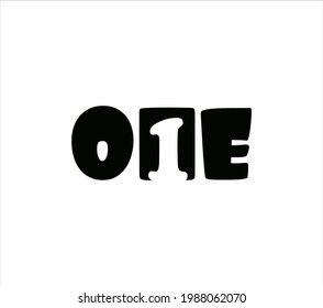 vector logo of one and only one business logo
