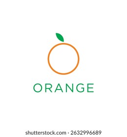 vector logo orange. logo illustration