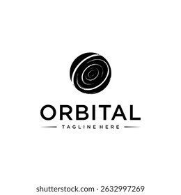vector logo orbit. logo illustration