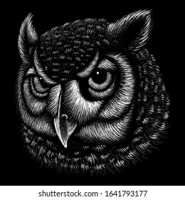 The Vector logo owl