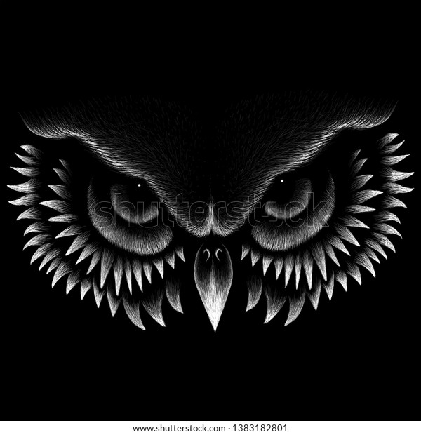 Download Vector Logo Owl Tattoo Tshirt Design Stock Vector (Royalty ...