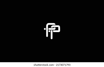 logotipo vectorial alfabeto P mínimo
