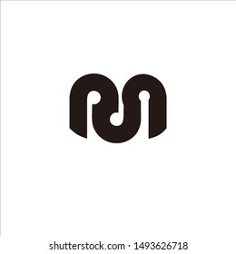 vector logo p, m, d brand name and company