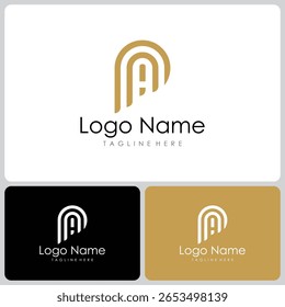 vector logo PA .concept logo	
