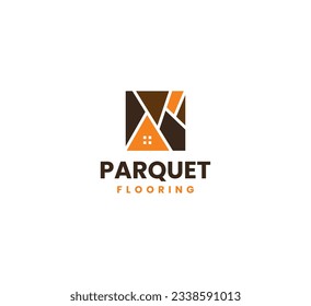 Vector logo parquet, laminate, flooring, tiles