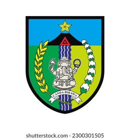 vector logo pemkab kediri canda bhirawa