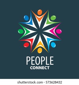 vector logo people