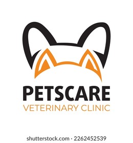 Vector logo of a pet store, veterinary clinic