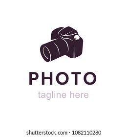 Vector logo for photographer